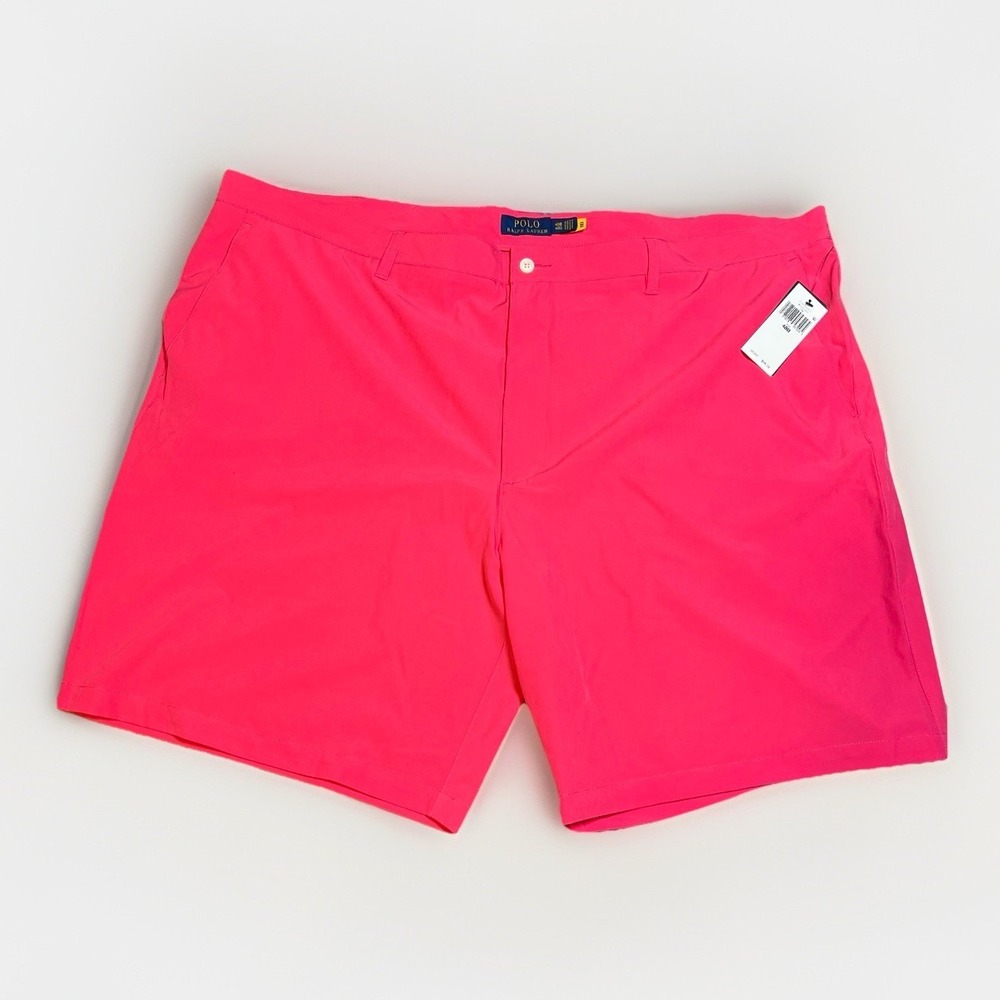 Polo RALPH LAUREN Men's NWT Classic  Stretch Performance Golf Shorts 48B  Pink